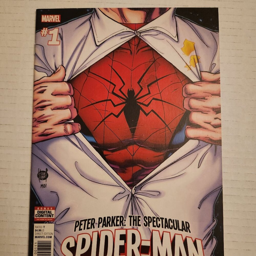 Peter Parker: Spectacular Spider-Man #1A (2017) Marvel Comics, 1st Teresa Parker